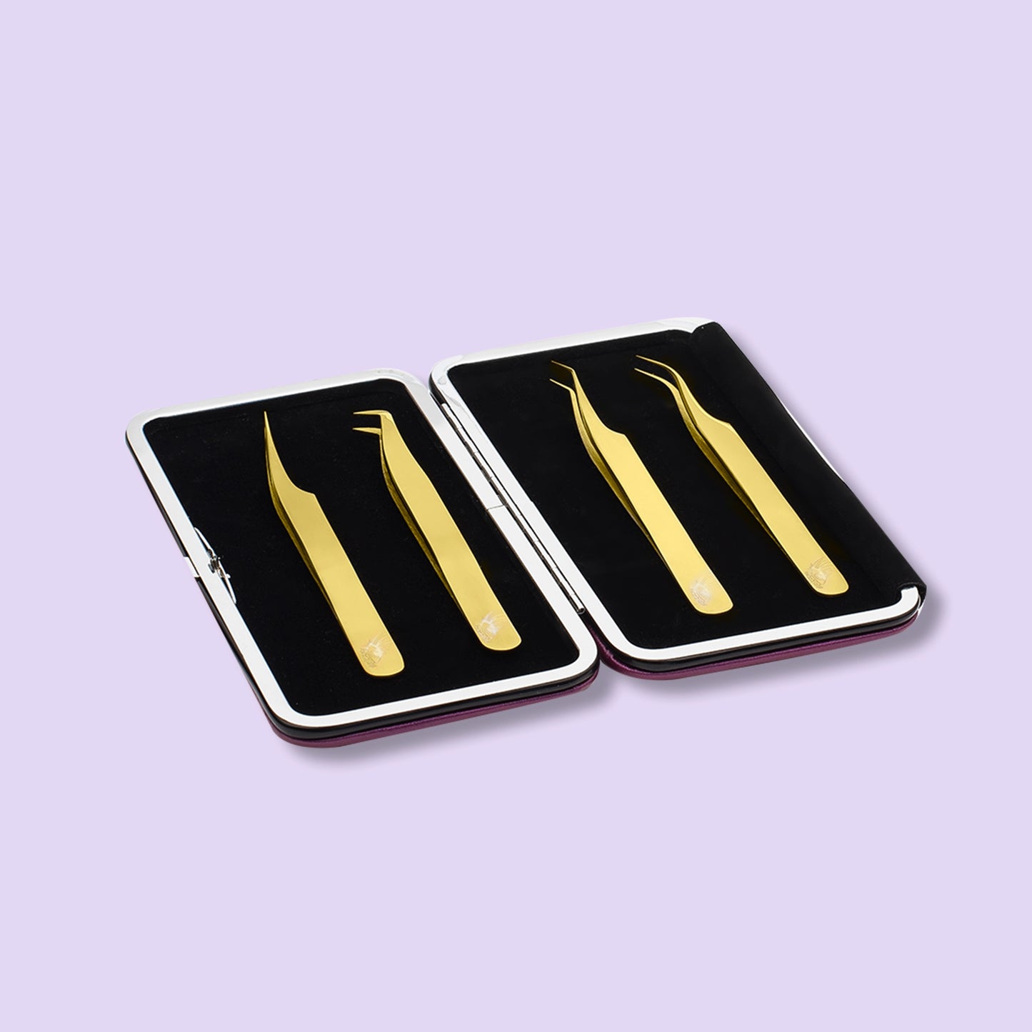 Hoabeautylashes - Tweezers Set (For Classic And Volume Lashes)